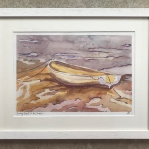 Rowing Boat St Ives Harbour Colour - Original Artwork